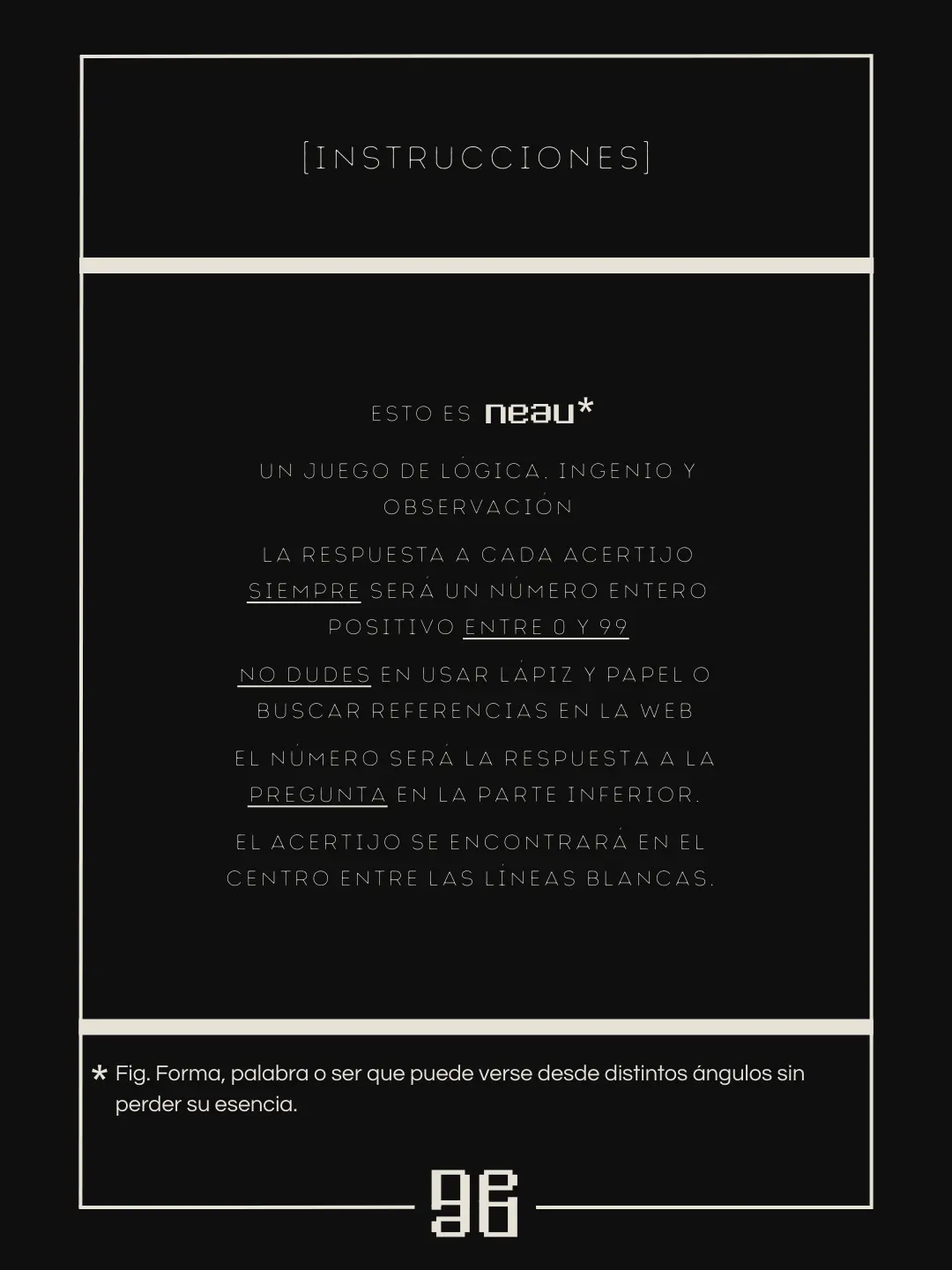 Instrucciones